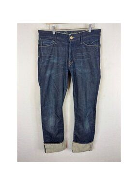 Earnest Sewn Fulton No. 53 Patriot Selvedge Jeans Mens 32x36 Indigo Made in USA
